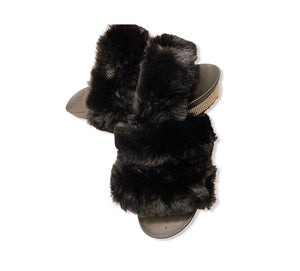 Black Diamond Fur Slides